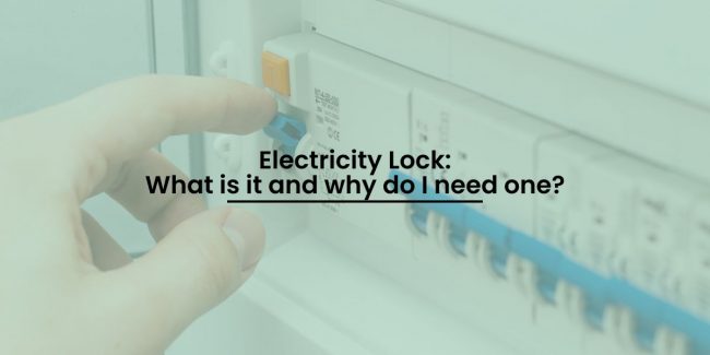 Electricity lock