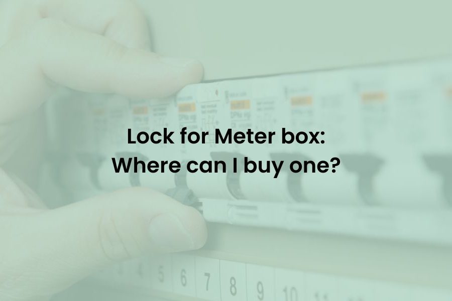 Meter Box Locks for Property Owners CrocodileLock